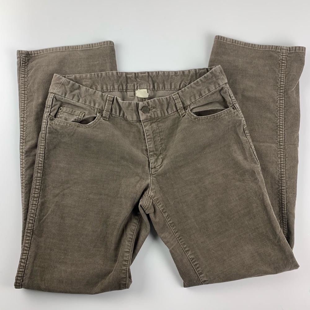 J Crew Womens 8 Short Brown Corduroy Pants Boot